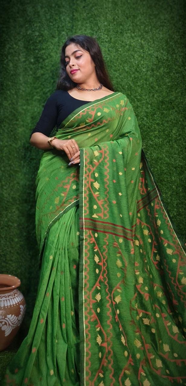 Vanmayuri Jamdani Saree - Image 2